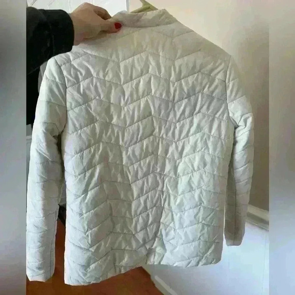 Sperry Jacket Women’s creamy white lightweight puffer outdoor jacket Size Small - Picture 5 of 5